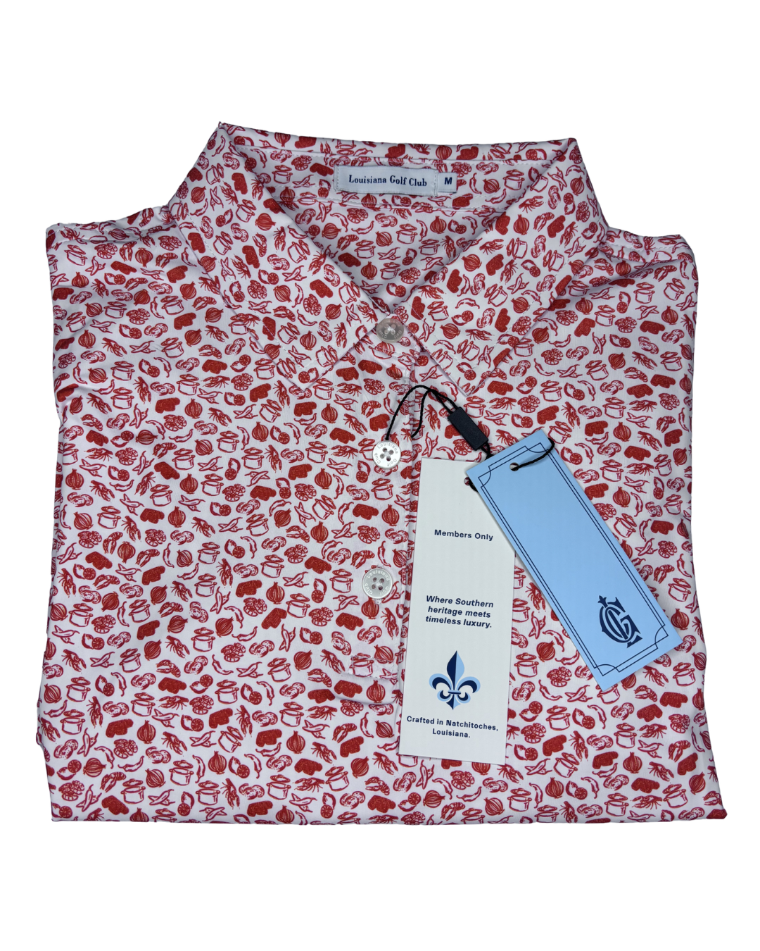 Crawfish Classic Polo (White)