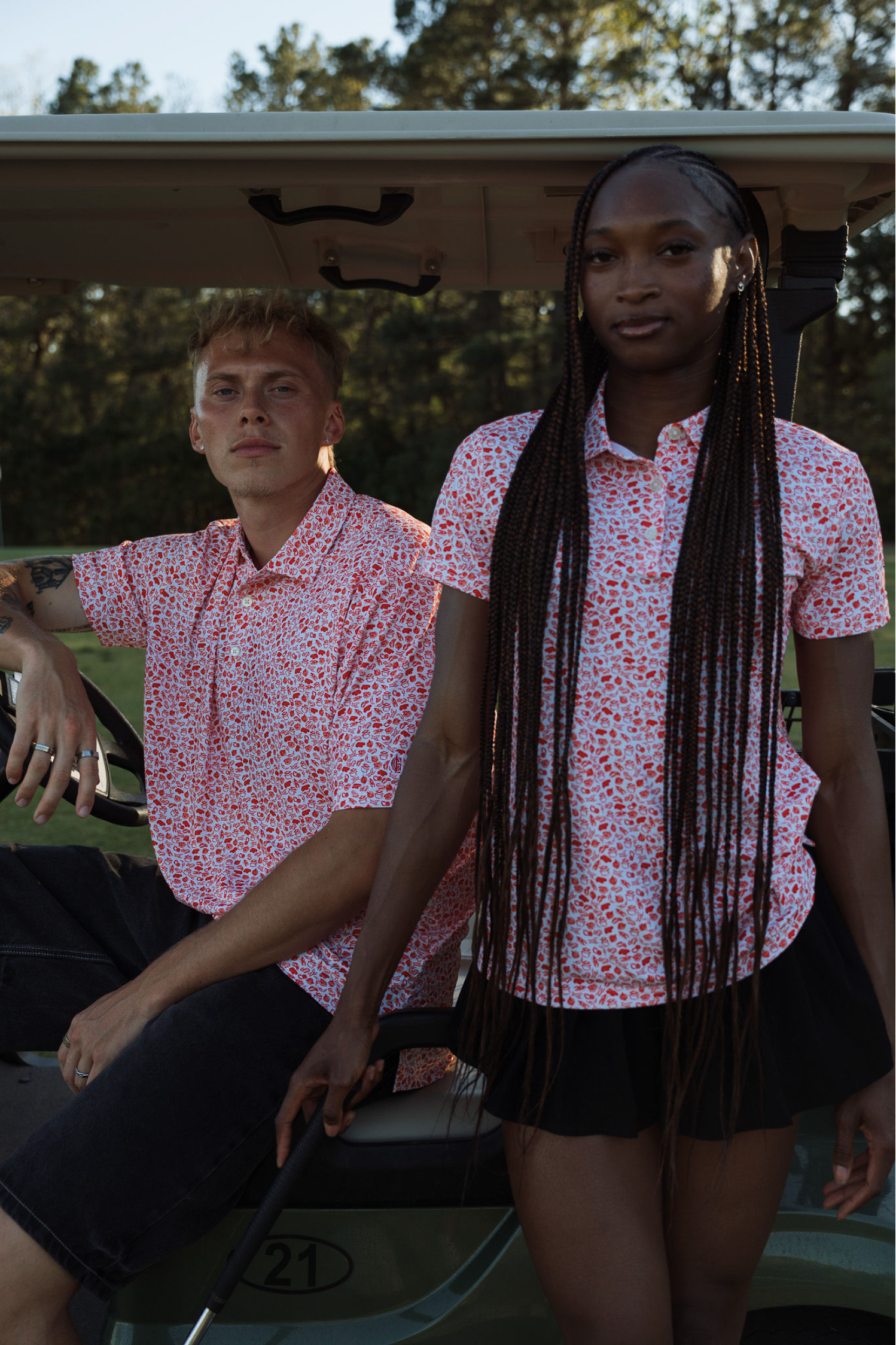 Crawfish Classic Polo (White)